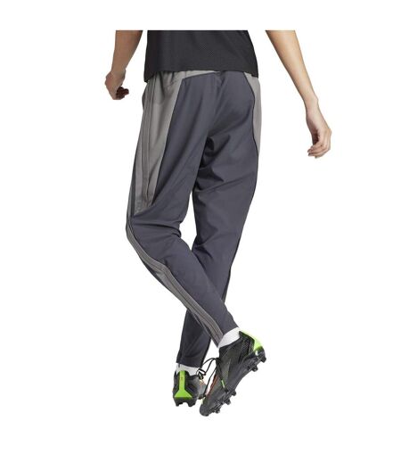 Womens/ladies Juventus Fc Tapered Tracksuit Bottoms Carbon Adidas