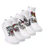 5 Pack Mens Cotton Rich Low Cut Trainer Liner Sports Gym Socks-1