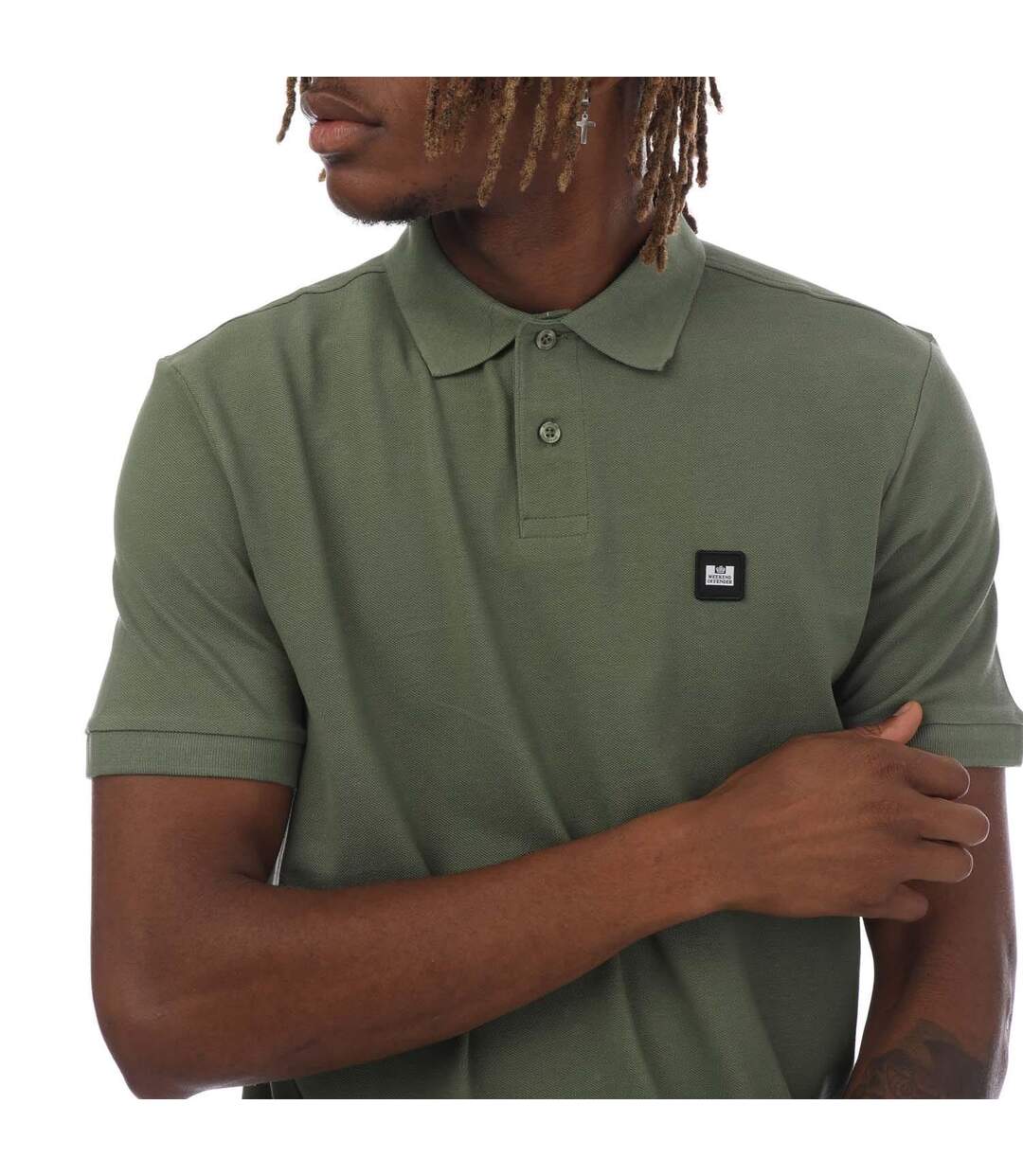 Mens Barnum Polo Shirt Green Weekend Offender-3
