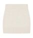 Womens/ladies Logo Knitted Mini Skirt Grey Couture-1