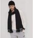 Echarpe Chic en Polyester - Laine - Viscose Doux Noir pour Homme - Accessoire Tendance Automne-Hiver-4