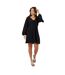 Robe Courte Femme Noir Brave Soul-1