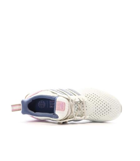Chaussures de running blanches/bleu femme adidas ultraboost