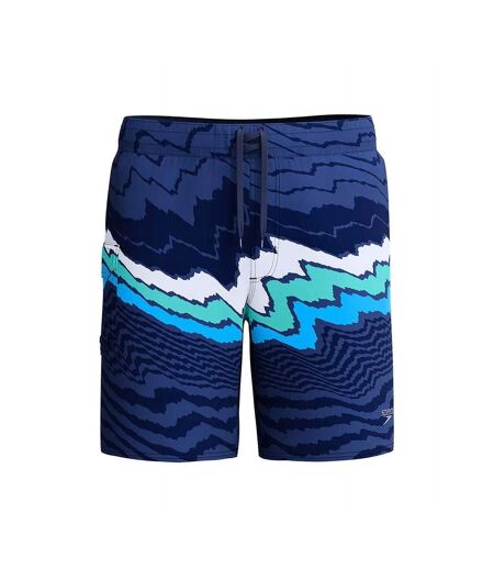 Boardshort Style À Rayures Homme Bleu Marine Speedo