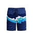 Boardshort Style À Rayures Homme Bleu Marine Speedo-1
