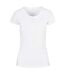 T-shirt basic femme blanc Build Your Brand-1