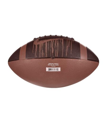 Ballon de football américain spin 4.0 taille 9 marron / noir Nike