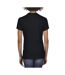 Softstyle Womens/ladies Polo À Manches Courtes En Double Piqué Noir Gildan-3