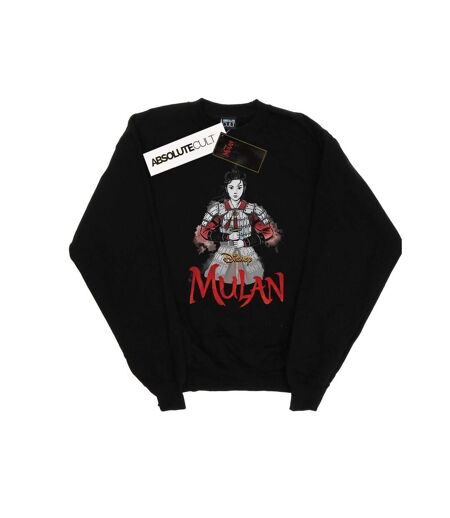 Disney Sweatshirt Womens/Ladies Mulan Movie Sword Pose (Noir) - UTBI26563