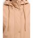 Parka à capuche zippée pressionnée déperlante-4