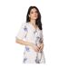 Womens/ladies Floral Front Tie Midi Dress Ivory Dorothy Perkins-3