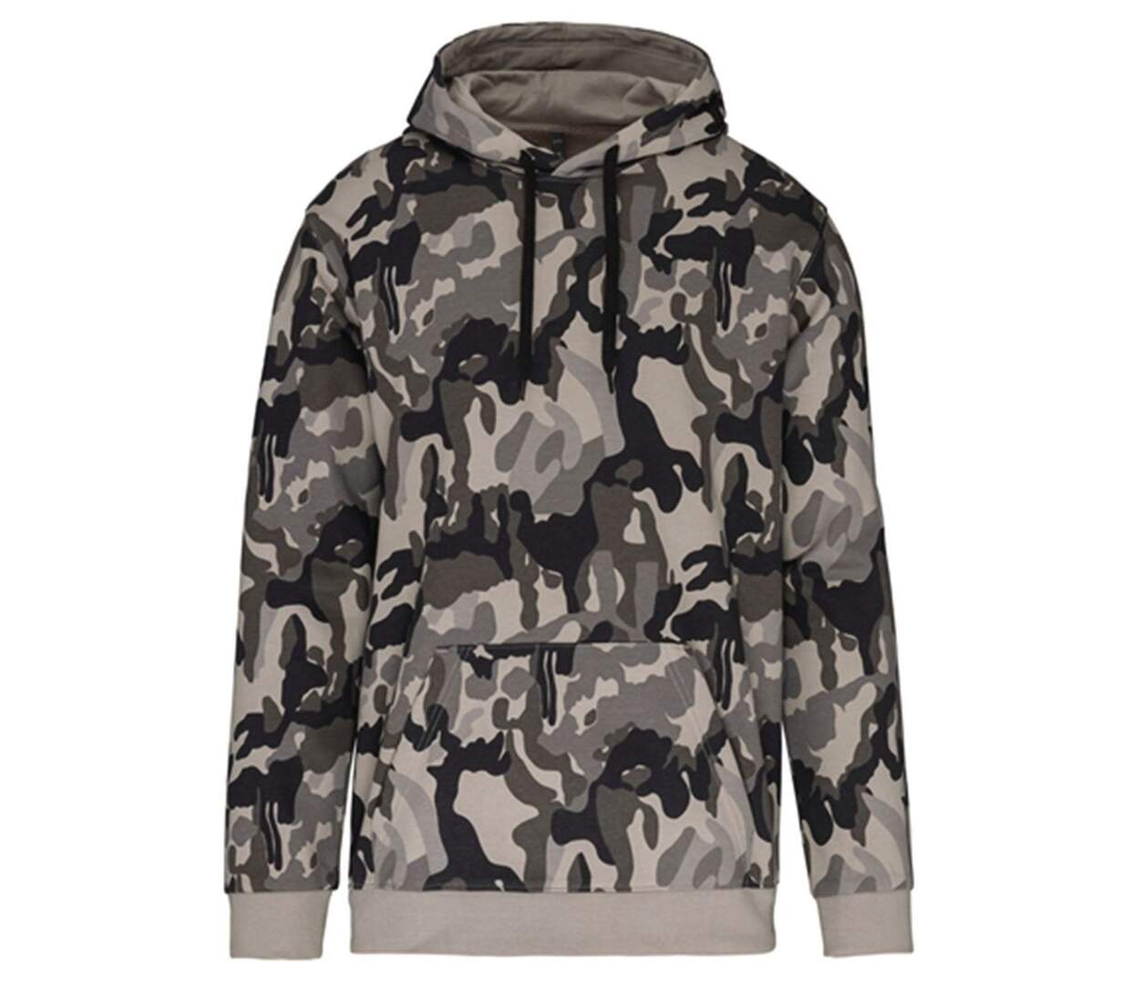 Sweat-shirt à capuche - Unisexe - K476 - gris clair camo-1