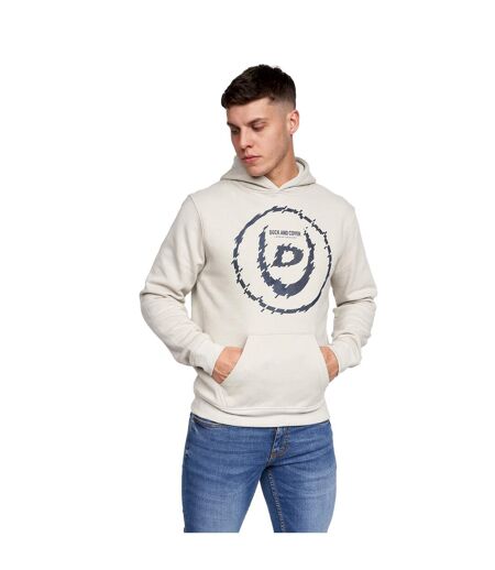Duck and Cover Mens Spoures Hoodie (Off White) - UTBG691