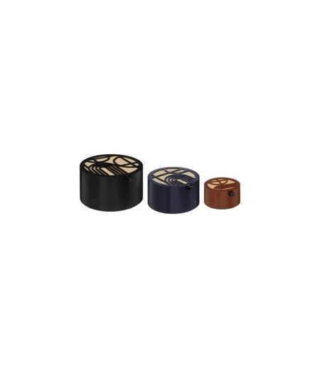 Lot de 3 Boîtes à Bijoux Olme 18cm Multicolore