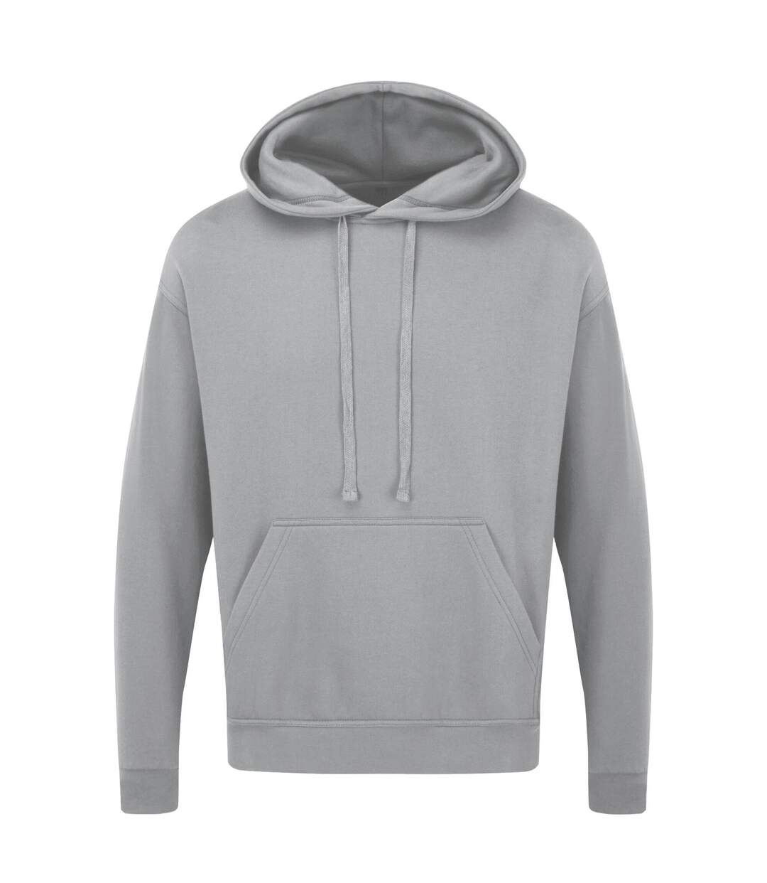 Sweat À Capuche Adulte Gris Chiné Ultimate Everyday Apparel-1