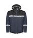 Mens Progression Hi-vis Soft Shell Jacket Navy Black Projob-1