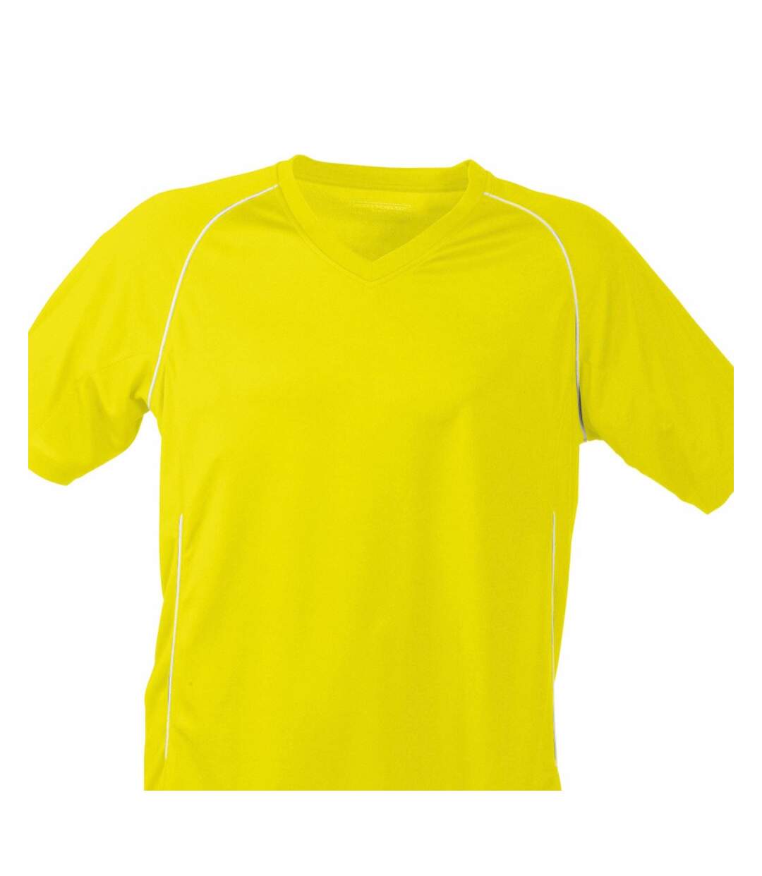 T-shirt Team Adulte Jaune Noir James And Nicholson-2