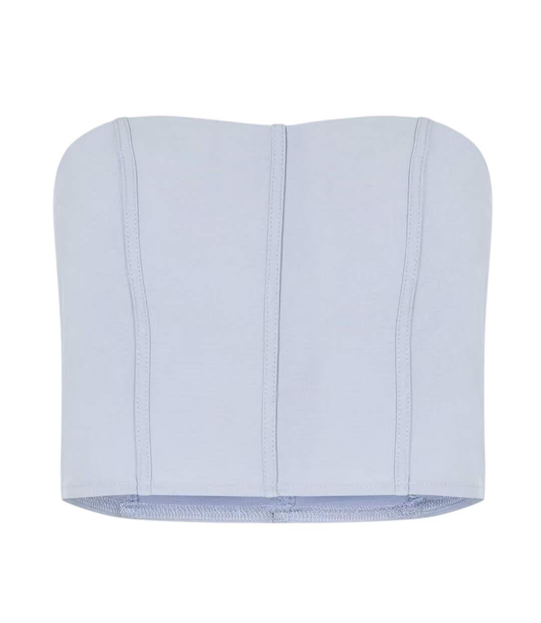 Womens/ladies Woven Corset Top Grey Missy Empire-2