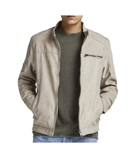 Veste Suédine Gris Clair Homme Jack & Jones Tano - L