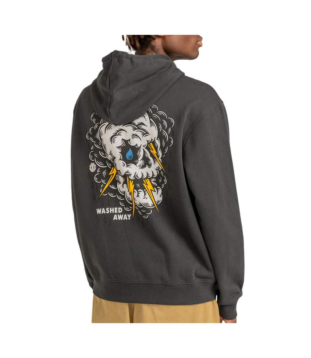 Sweat noir homme element angry-2