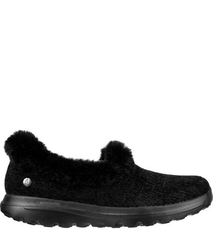 Skechers Womens/Ladies Go Walk Lounge Slippers (Black) - UTFS9488