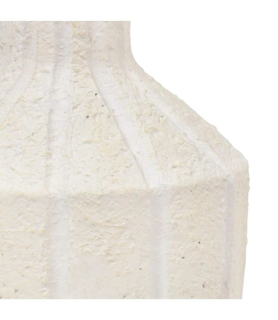 Vase Antique en Magnésie Nolwi 48cm Blanc-2