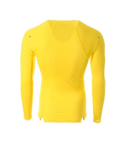 T-shirt Manches Longues Jaune Homme Nike Technique - M