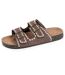 Isotoner Sandales femme à doubles bride, semelle intérieur patch talon ultra confortables-1