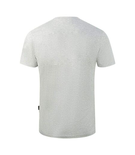 Mens Embossed Logo T-shirt Grey Aquascutum