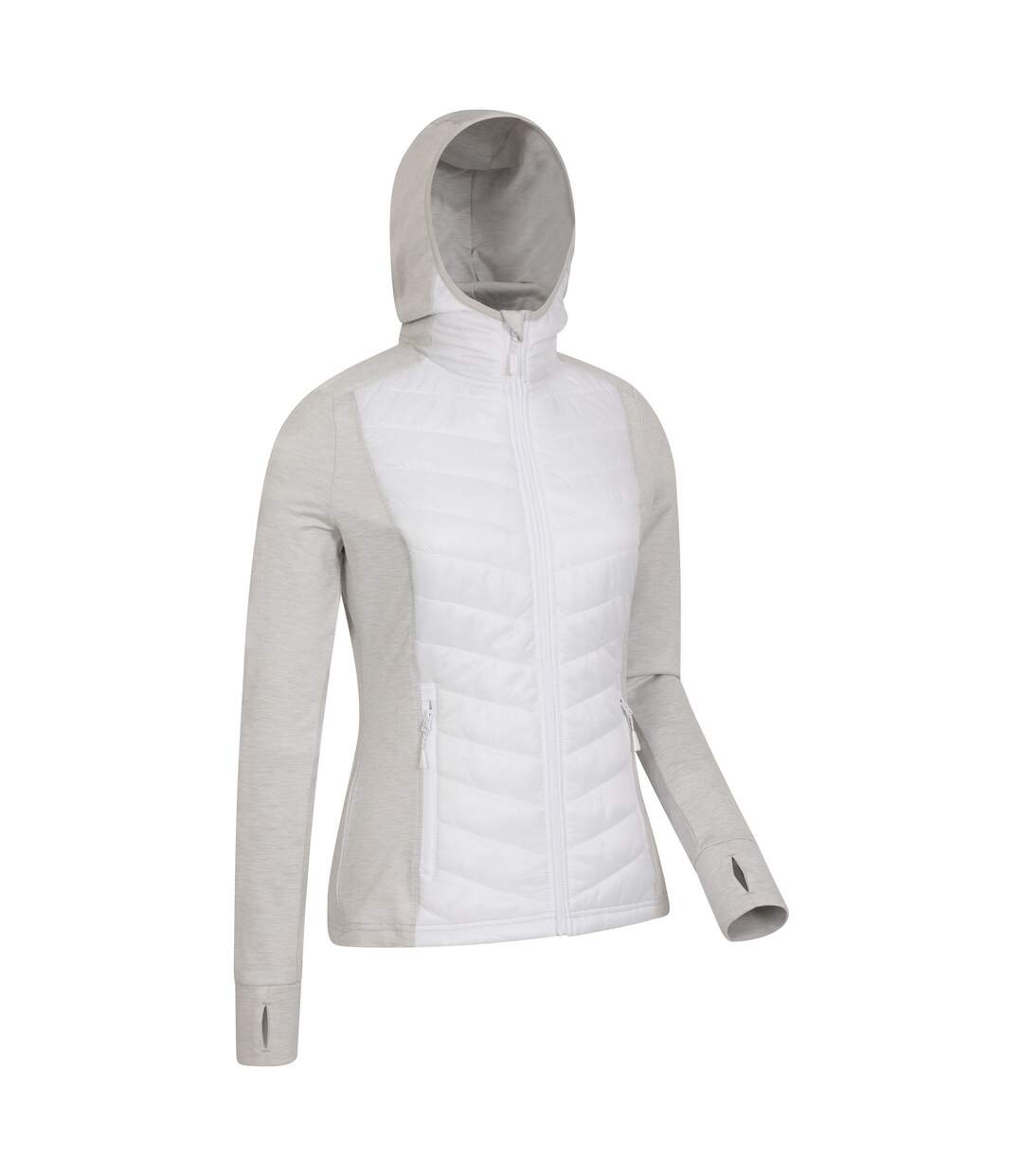 Doudoune Matelassée Action Packed Femme Blanc Mountain Warehouse-3