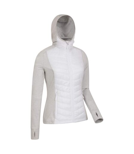 Doudoune Matelassée Action Packed Femme Blanc Mountain Warehouse