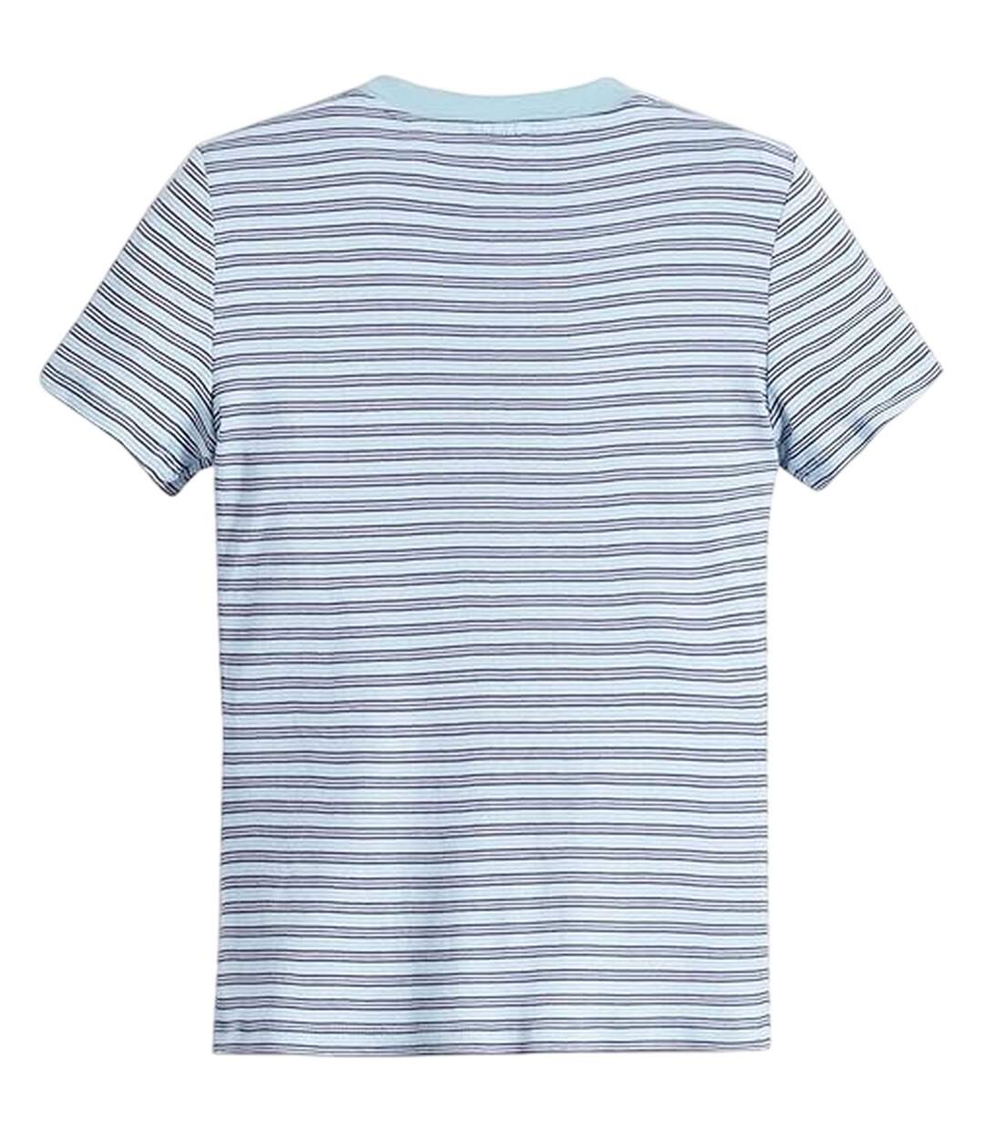 T-shirt Motif/style À Rayures Housemark Femme Bleu Levis-2