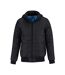 Veste Superhood Homme Noir Bleu Cobalt B&C-1