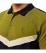 Mens Cala Mayor Chevron Polo Shirt Cardamom Seed Black Luke 1977-4