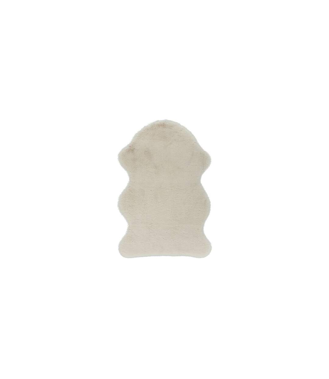 Tapis Imitation Fourrure Kunda 60x90cm Ivoire-1