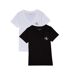 2x t-shirt blanc/noir femme calvin klein jeans j20j223447 - l-1