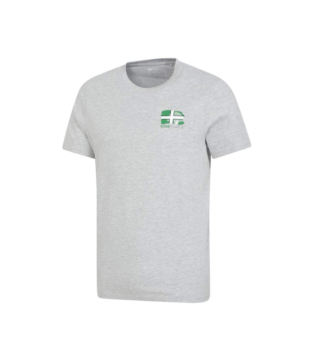 T-shirt Manches Courtes Devon Homme Gris Animal-3
