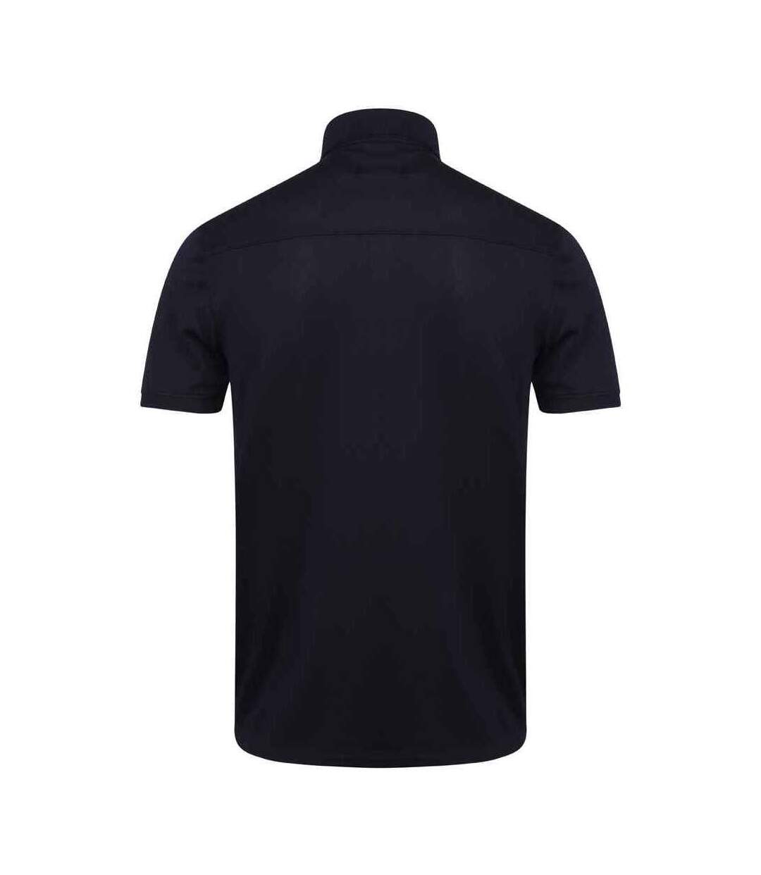 Polo Homme Bleu Marine Oxford Henbury-2