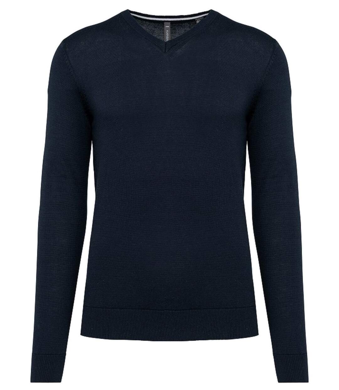 pull col V homme écoresponsable - K980 - bleu marine