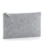 BagBase Felt Accessory Pouch (Gray Melange) (One Size)