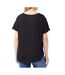 T-Shirt noir femme disney princess castle-2