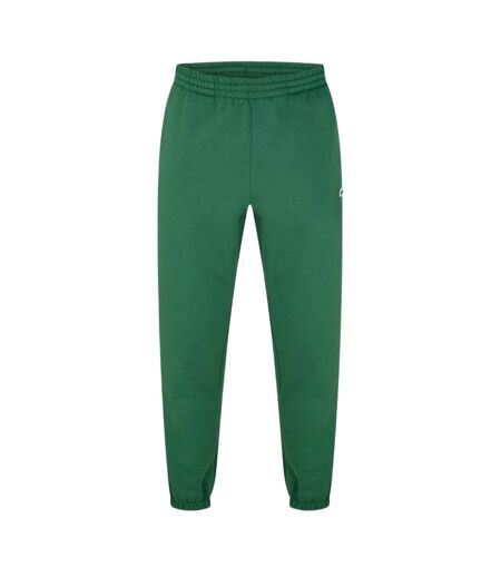 Mens Fleece Regular Jogging Bottoms Green Lacoste