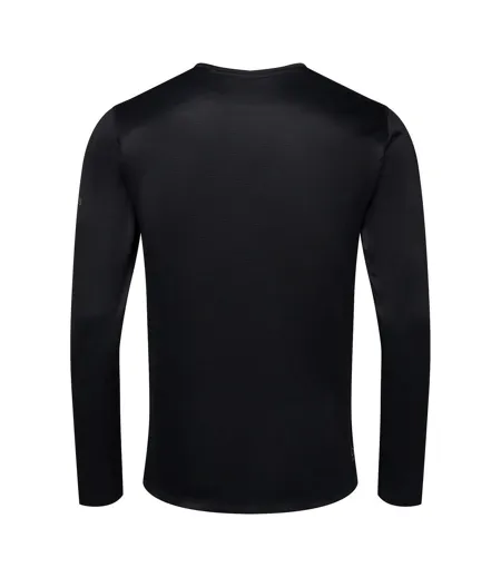 Mens Ventura Grid Crew Neck Fleece Top Black Dare 2B