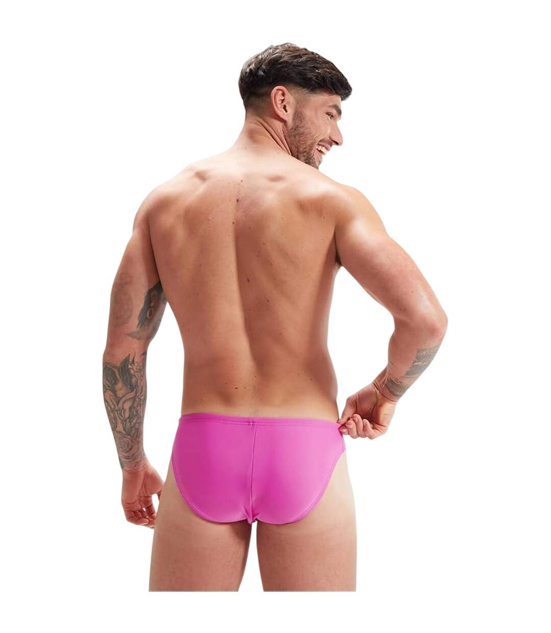 Mens Solar Swim Briefs Purple Speedo-3