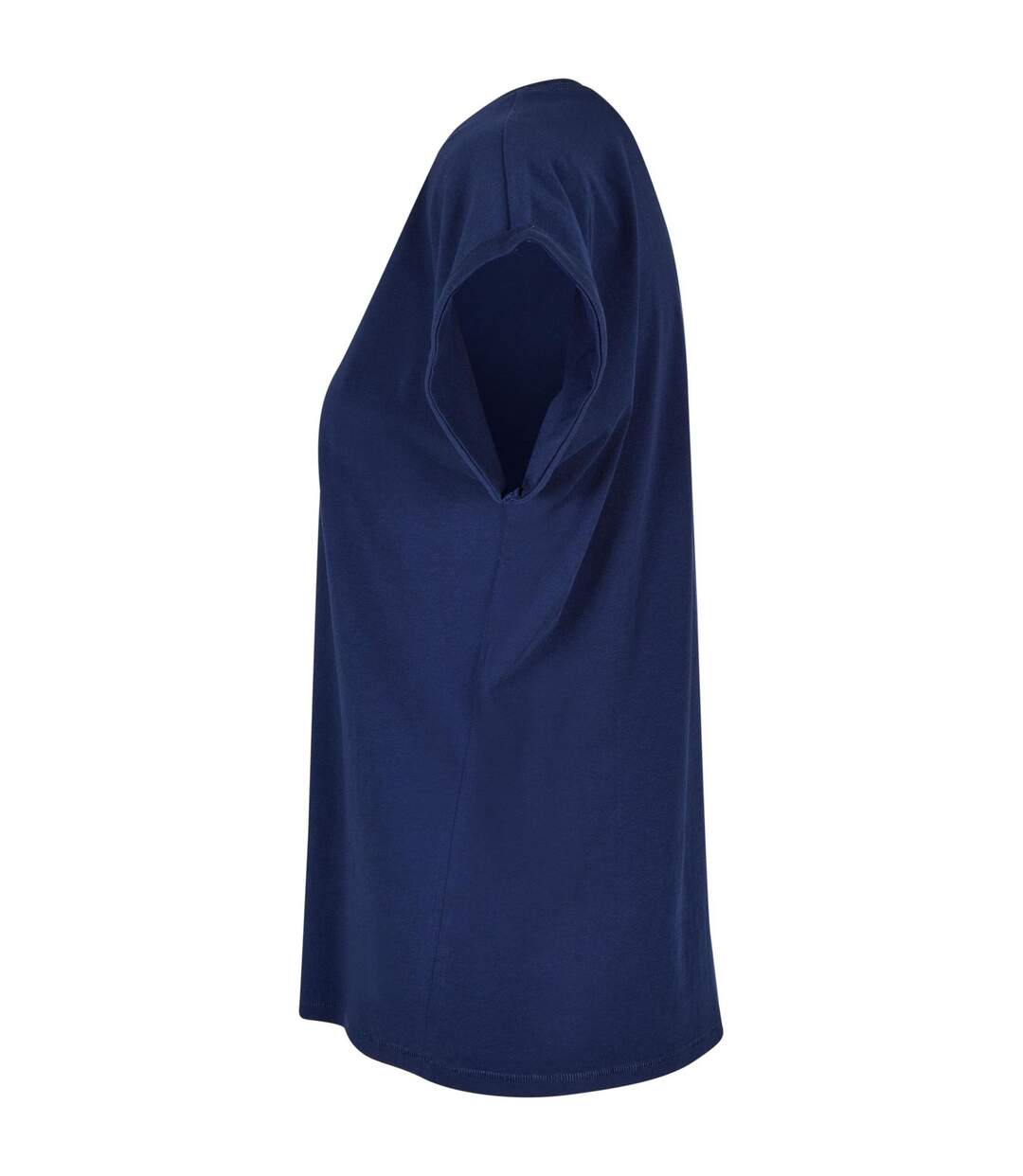 T-shirt Femme Bleu Marine Clair Build Your Brand-3