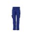 Pantalon Unique Homme Bleu Roi Bleu Marine Foncé Mascot-1