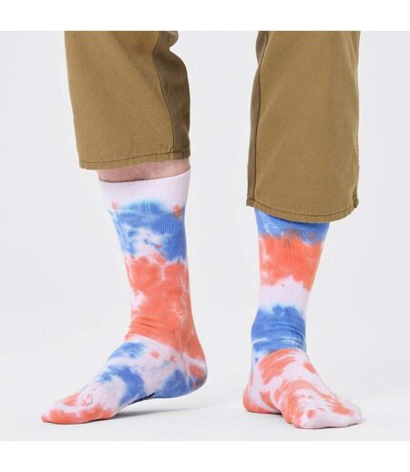1 Pack Multi-Coloured Tie Dye Socks for Men and Women