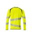 Sweat Motif/style Deux Tons Accelerate Safe Premium Homme Jaune Fluo Bleu Marine Foncé Mascot-2