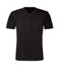 T-shirt À Manches Courtes Exact V-neck Pour Homme Noir B And C-1