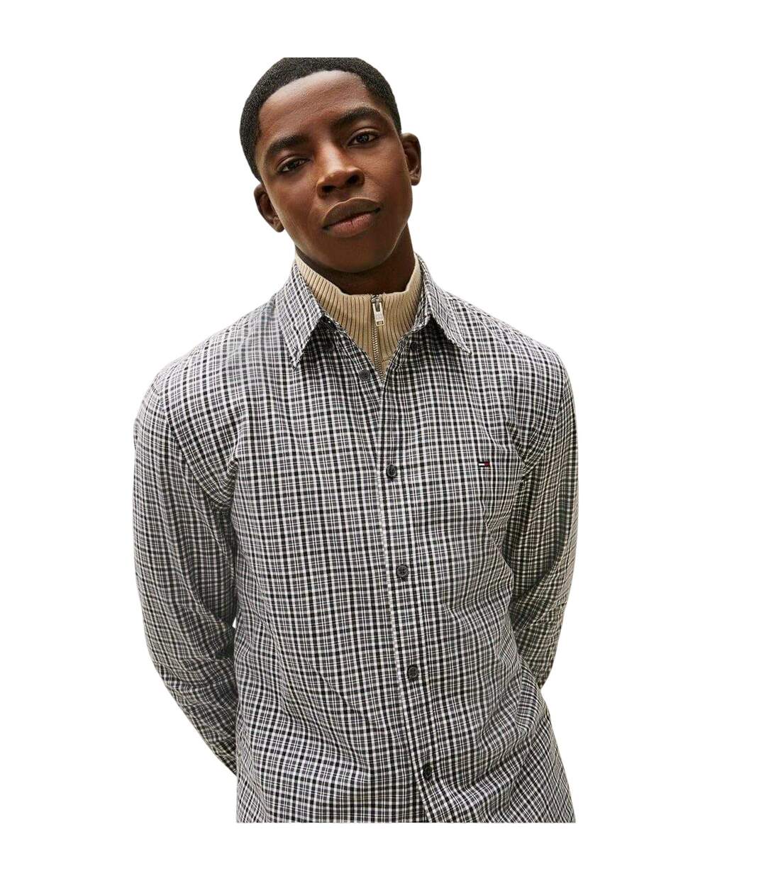 Chemise Motif/style À Carreaux Homme Noir Tommy Jeans-3